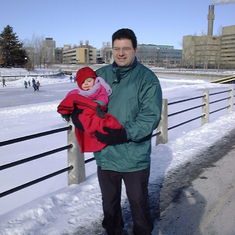 Dad and Anna in Ottawa
