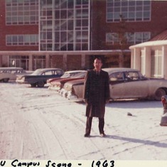 Dad in 1963 at MSU
