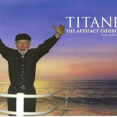 Dad is King of the World at Titanic exhibit