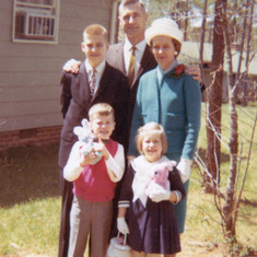 Earlier days ...  Easter c. 1966?