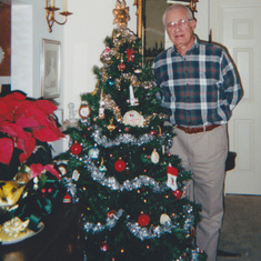 Dad and one of his Christmas Trees !