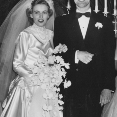 Dot and Dave, Wedding 1950