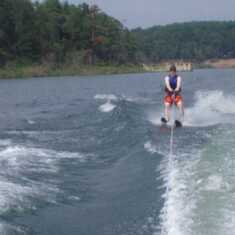 Ready to drop a ski...perhaps the wake board on smoother water.