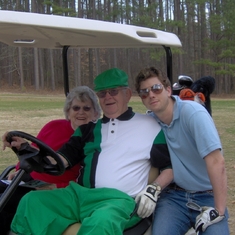 Golf with Papa and Nana