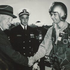 Meeting President Eisenhower