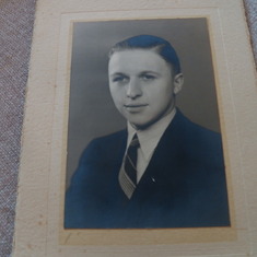 Dad as a very smart young man