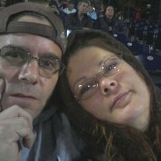 Our night out at the Akron Aero's game
