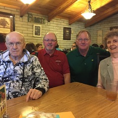 80th Birthday Surprise, brothers Marvin, Kermit, & Sister Dianne visit!