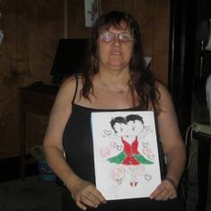 dawn quote from facebook "MY FAVORITE THING TO DRAW IS BETTY BOOP!!!!!!!!!!! HAPPY HOLIDAYS ALL"