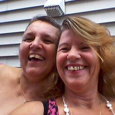 Dawn and cousin Patti Butts