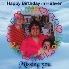 Happy 4th birthday in heaven mom. Miss you everyday!!!! 
