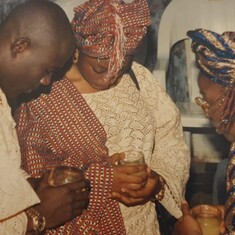 Mummy at Ronke and Kayode's family introduction