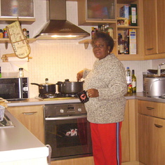 Grandma cooking up a storm :) 