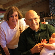 Mom, Dad and Great Grandson Griffin (Jared and Amanda's son)