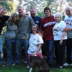 Grandma & Grandpa visit Kenny, Melody, Trevor, Tom, friend Joe & Bec.
