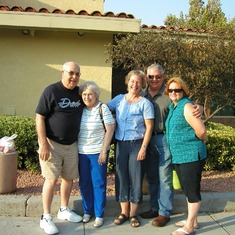 Mom & Dad, Bec, Allan & Barb.