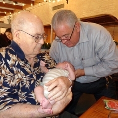 Daddy and Grampuncle" Allan with River Jason Taylor