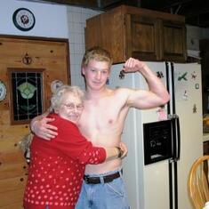Grandma and Grandson Trevor.