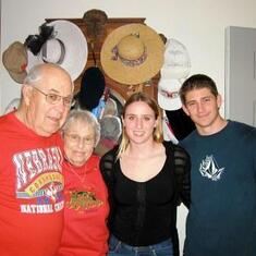 Grandpa and Grandma with Grandson Charles and wife Desiree.