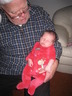 Deane and his precious 83rd birthday gift, Great Granddaughter, Paityn!