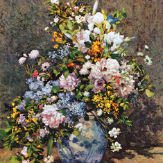 AugusteRenoir1866BouquetOfSpringFlowers .. I shared this today, on March 20th, 2014, The First Day of Spring in memory of Deanna. Dr. Stone, Tampa, Florida.