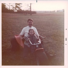 Daddy & Deanne - Lake Lanier - December 1971