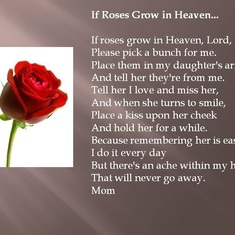 If Roses Grow in Heaven