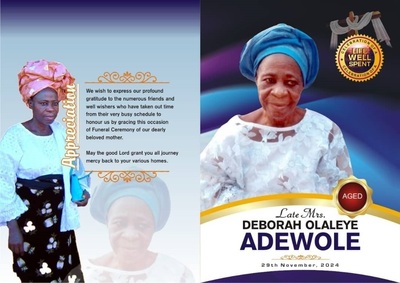 Deborah Olaleye Adewole