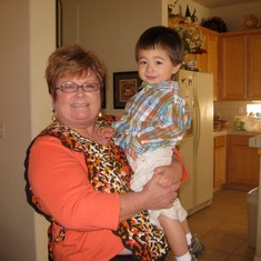 With Noah, Thanksgiving 2007