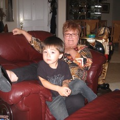 With Noah, Thanksgiving 2009