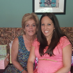 With the best Godmother at my baby shower