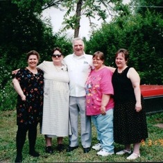 Mom with her sisters and father