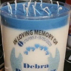 Memory candle back