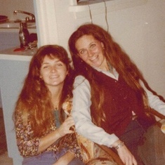 Deb and Robin in Tyler TX 1978