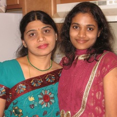 with Sandhya Kiran