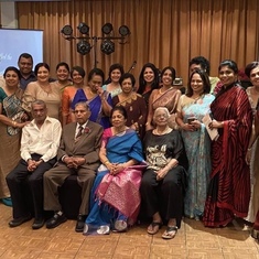 With her nieces and nephews in Sri Lanka in December 2018 (not all of them mind you). Loved and respected by all of us. May Lokuamma Rest In Peace and Rise in Glory.