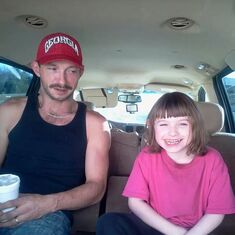 Dena and her daddy, 2012