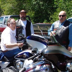 Harley Trip - break at Potlatch, Summer 2007