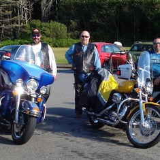 Harley Trip - the whole gang, Summer 2007