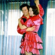 Denis and Ginny perform a Rumba, 1977