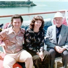 Denis and Ginny with Edgar Bergen in 1977