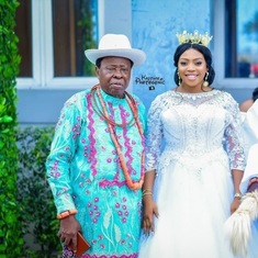 Daddy and I on my wedding day, 2nd February, 2019.