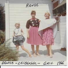 Denise Leiberher 1966, Renee Huggans and Gail Leiberher