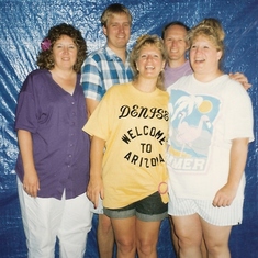 Family reunion 1993, Bonnie, Quentin, Denise, Ken, Gail.