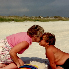 Denise & Nicholas in Florida at the beach