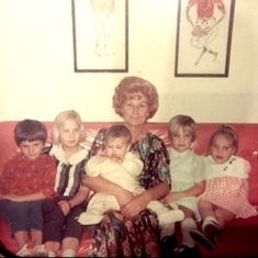 Grandma Ruth (Denise’s middle name) Lora, Dorain, Wendy, Denise, Diane