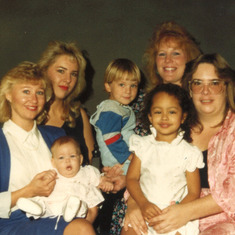 Family Photo: Dorain, Diane, Ashley, Spencer, Mona, April and Denise