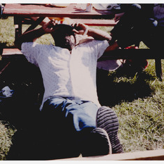 Dennis Lane at Chincoteague Oyster Festival c 1987