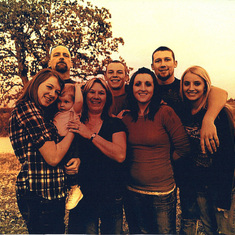 family I think this was tarvers first thanksgiving. We were out at tick and Vicks . Had a blast as always