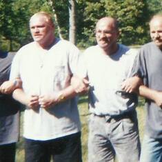 The 2 sets of twin Son's, God Blessed Mom with, Dennis,Daniel,Barry and Larry <3